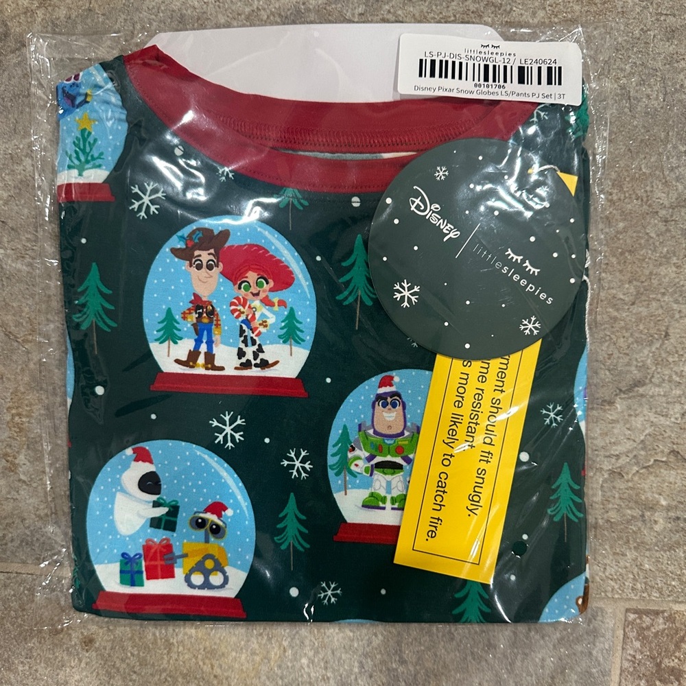 Little Sleepies Disney Pixar Snowglobe Set